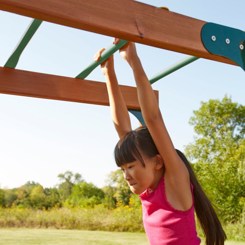 Swing-N-Slide WS 4564 Metal Monkey Bars with Six 21.5"" Metal Rungs with Hardware, Green - Image 3